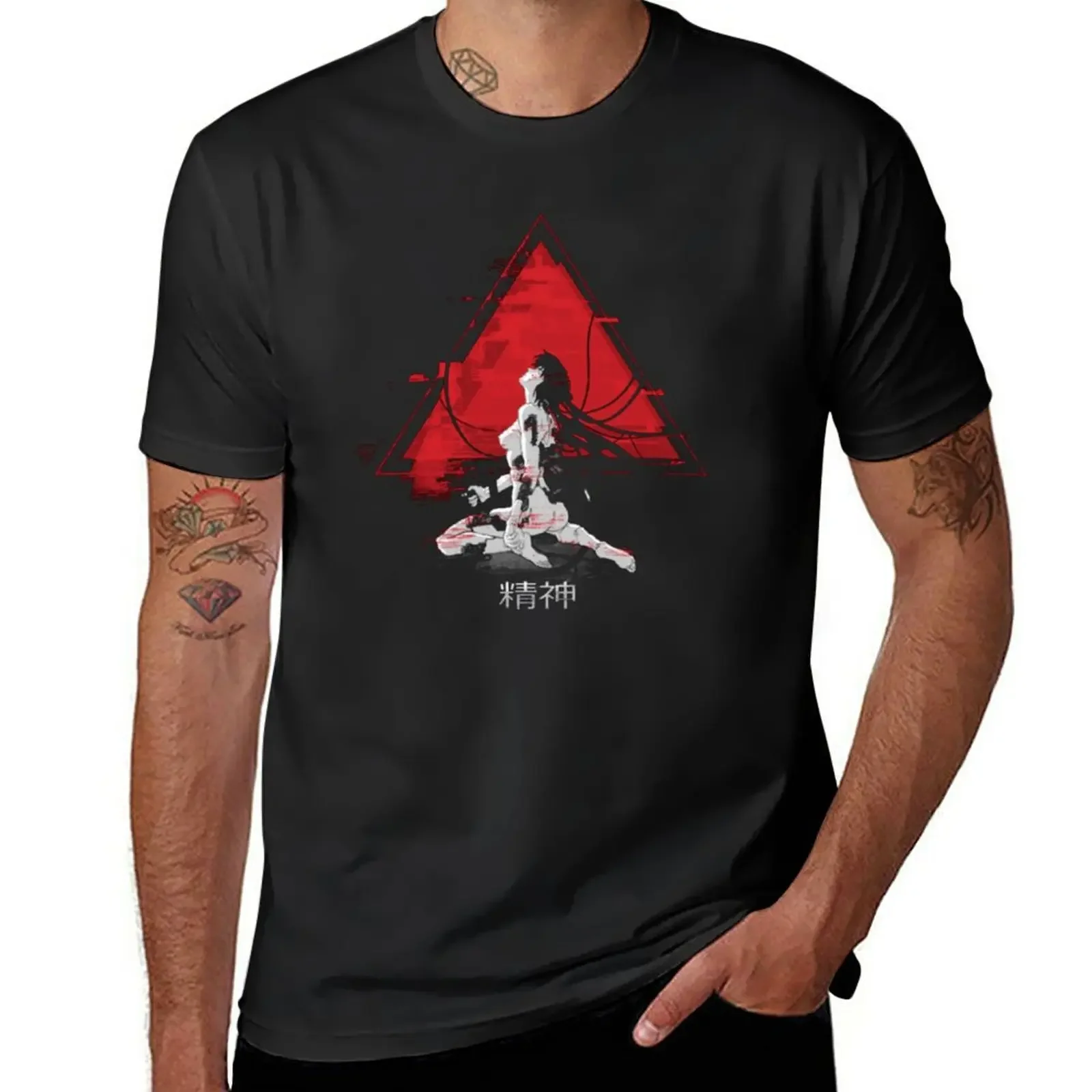 

Ghost in the shell T-Shirt anime clothes summer tops mens funny t shirts