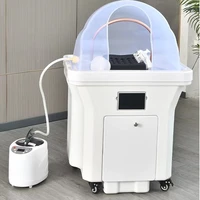 New Mobile Head Therapy Device Storage Tank SPA Automatic Water Cycle Constant Temperature Hair Shampoo Basin Salon Furniture 1