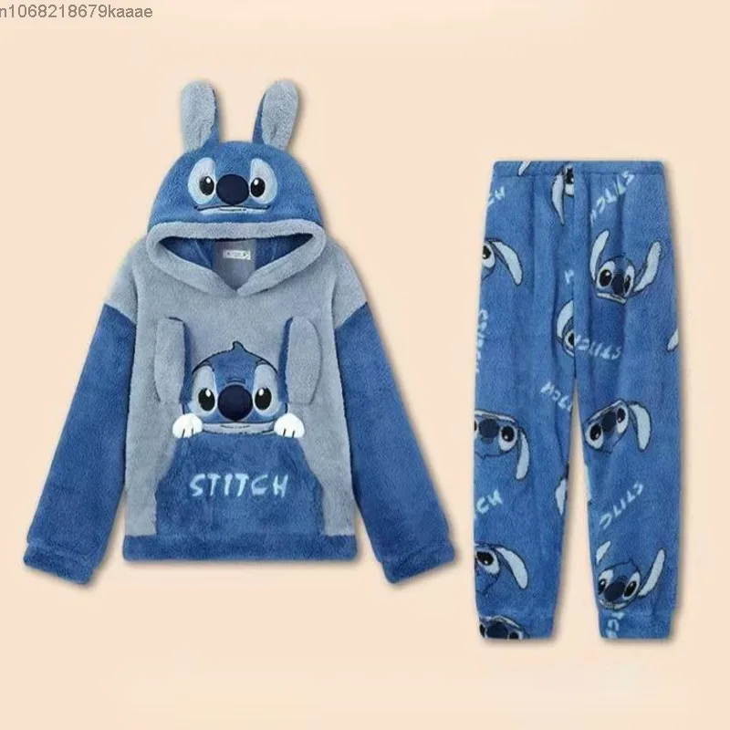 Pigiamone Stitch Pigiami Disney Adulti Pile Pigiami Donna Pigiami