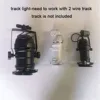 Vintage barndoor Led Track Light 5w COB Track Lamp LED Clothing Store Lighting LED Spotlights with Adjustable Baffle Black White 3