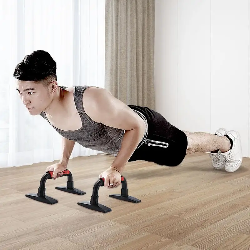 Pushup Bars Stands Load Capacity Push Up Bracket Home Exercising Equipment For Home Dormitory Hotel Traveling And Business Trip