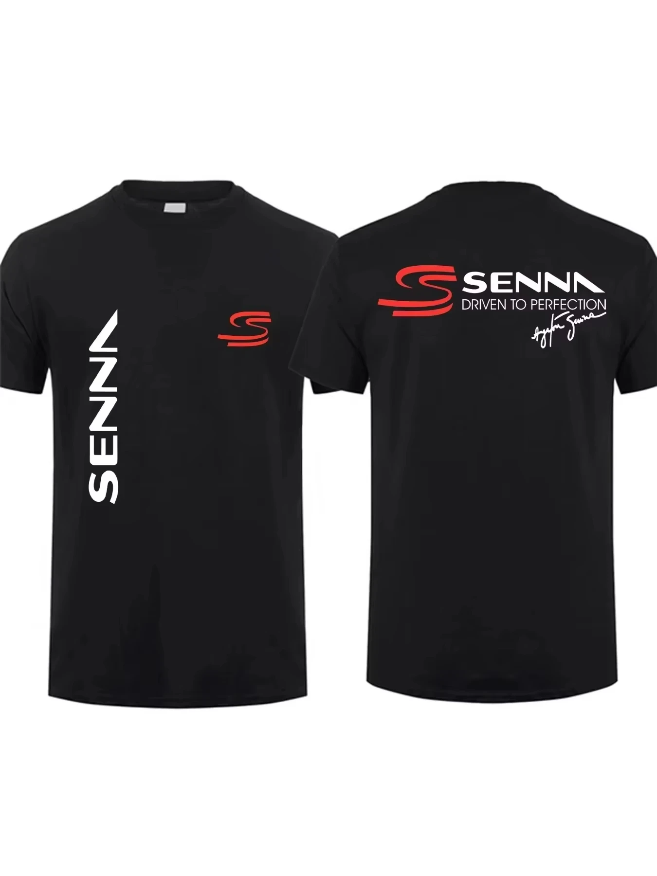 Ayrton Senna Brasilianische Legende Kinder T-Shirt Herren Damen Sommer Baumwolle Y2K Kleidung Atmungsaktive Mode Hip Hop Kurzarm T-Shirts