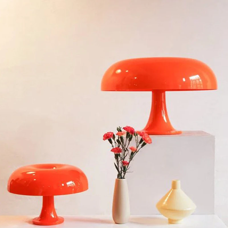 

Led Mushroom Table Lamp Bedroom Ornament Light Modern Art Desk Lamp Night Light Interior Bedside Lamps Decoration Lighting Home