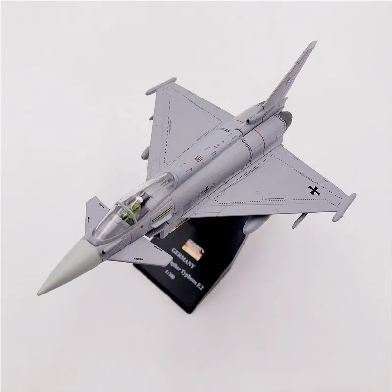 Details about   Euro Fighter 2000 AG IKE Air Force Plane In A Gray Small Scale Diecast New dc943 