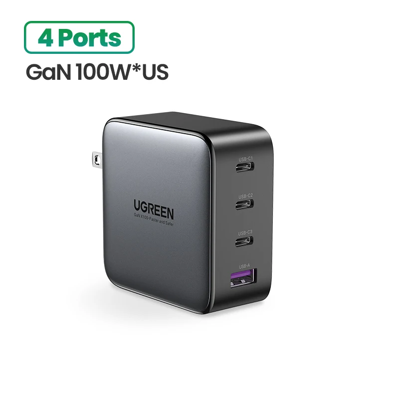 Ugreen Nexode 100W USB C Wall Charger - 2 Ports