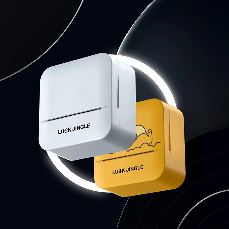 휴대용 소형 라벨 프린터 열전사 용지에 사진을 인쇄할 수 있는 잉크 없는 미니 포켓 프린터