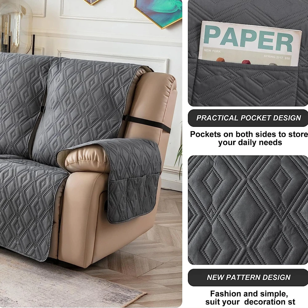 Non-Slip Recliner Sofa Covers Seaters Elastic Band Sofa Covers