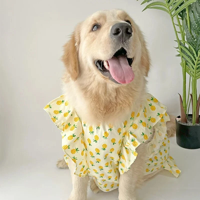 Summer Dog Cat Dress Skirt & Hat - PeticaDeals