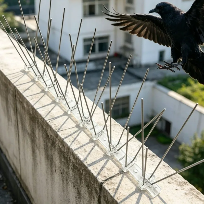 Anti-Perch Spikes for Windows & Railings — 1 Pc