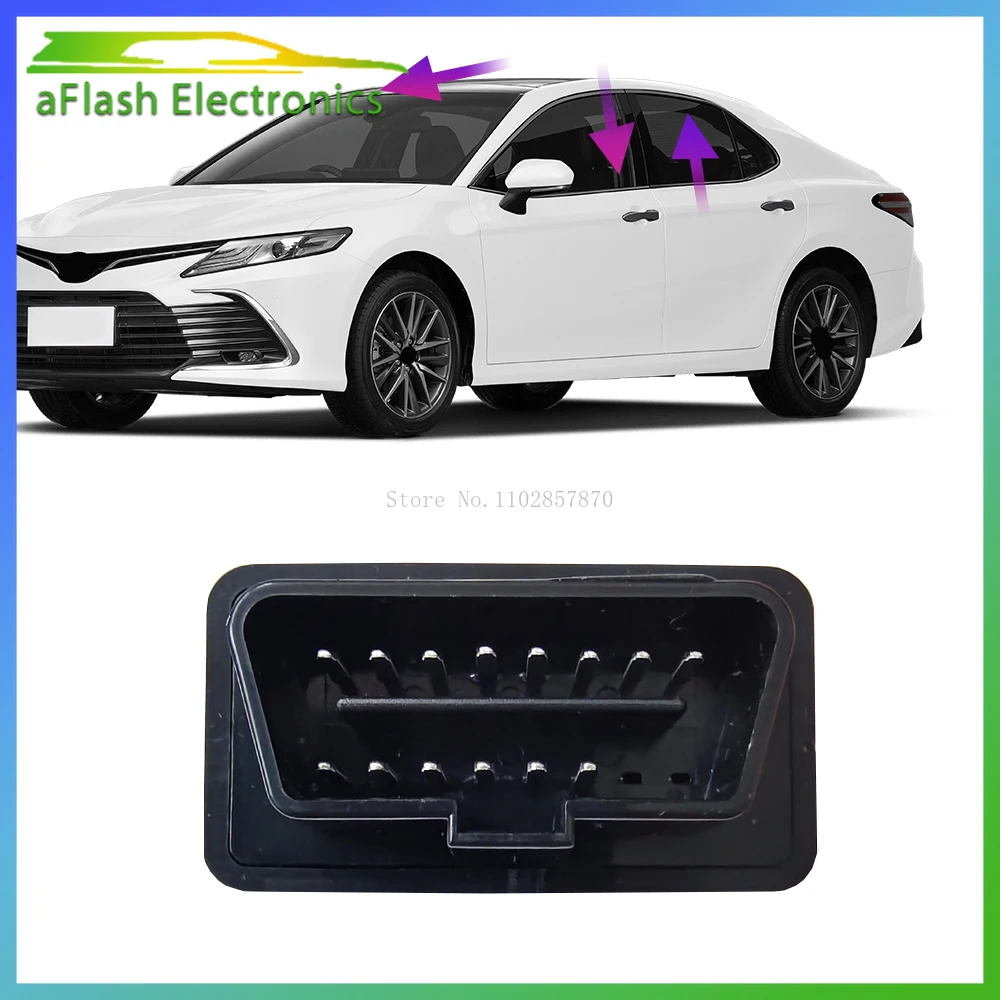 

For Toyota Camry XV70 2018-2023 OBDII Car Auto Speed Lock Power Window Closer Open Controller Window Lifter OBD Device Module