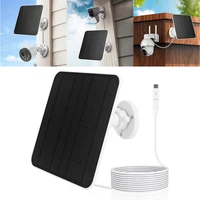 Panneau solaire 30W 5V pour Eufy Eufycam 3/3C/2C/2Pro, panneaux de charge solaire à montage mural, système de cellules solaires étanche avec câble de 10,8 pieds 3