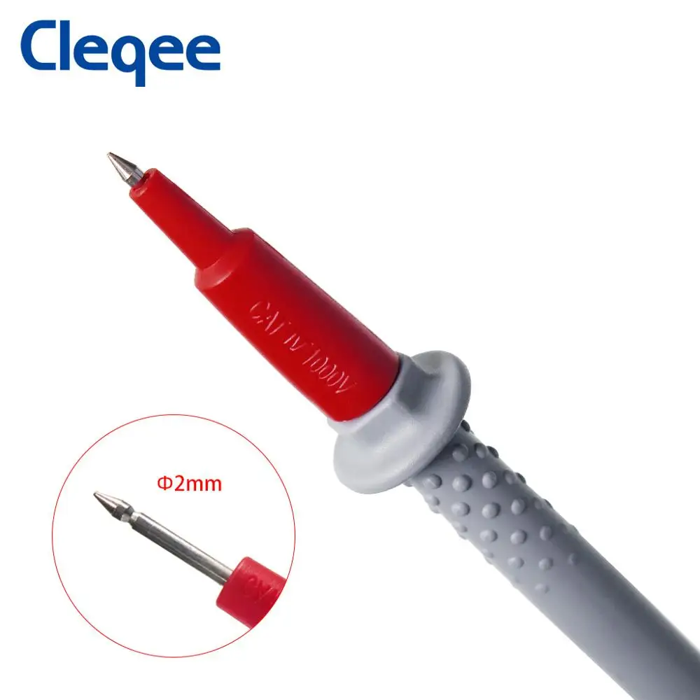 Multimeter Test Lead 1000V/10A 150cm Universal Double Silicone wrap Sharp Needle for Digital Multimeter