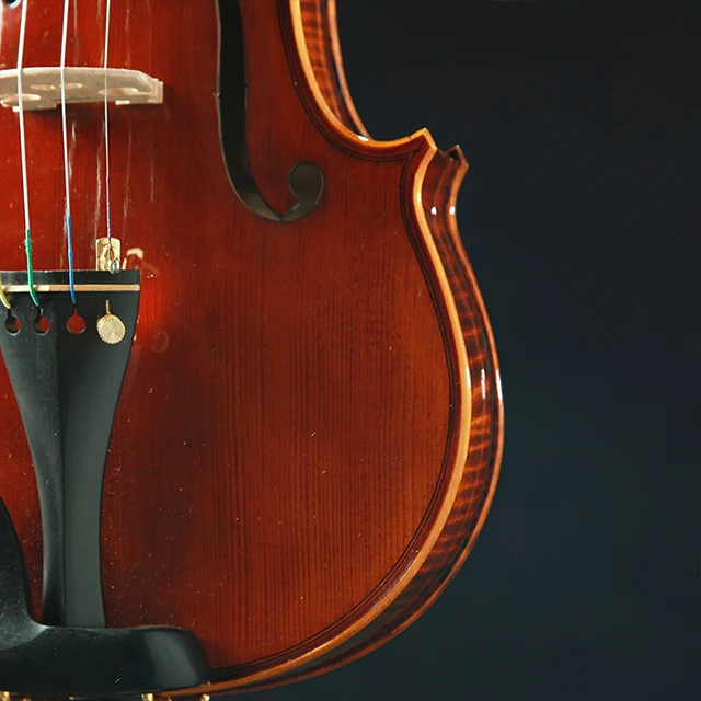 LZSV600 4/4 Portable Higher Quality Handmade Cheap Violin Set With Case And Bow