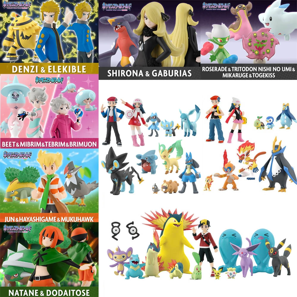 オリジナルのポケモンフィギュア 1 スケールモデル アクションフィギュア アニメフィギュア Hennリージョン ジョウト コレクタブルモデル Null Aliexpress