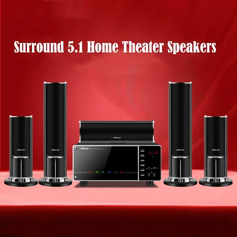 

Home TV Bluetooth 1000W high-power speaker set for living room KTV surround sound subwoofer 5.1 Home Theater Music Center