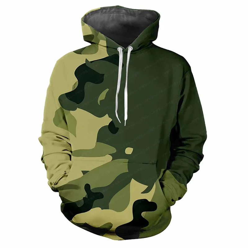 thumbnail image 1 of Sudadera con capucha con estampado 3D de camuflaje de jungla, sudadera de calle para primavera y otoño, sudadera holgada informal para deportes al aire libre, sudaderas clásicas de camuflaje para niño, 1 of 5