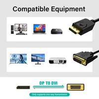 1.8M DisplayPort To HDMI Cable DP Male To Male VGA DVI HDMI Video Audio Cable 4K 1080P For Computer Laptop TV Projector Monitor - Image 3
