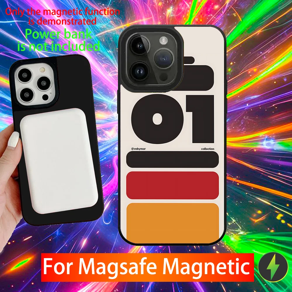 Vintage VHS Video Tape Phone Case with Magsafe Magnetic Wireless Charging Compatibility