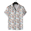 Mens Designer Clothing 3D Print Shirt Oversized Summer 2024 Travel Hawaii Beach Hawaiian Harajuku Pattern Camisa Masculino Lapel 6