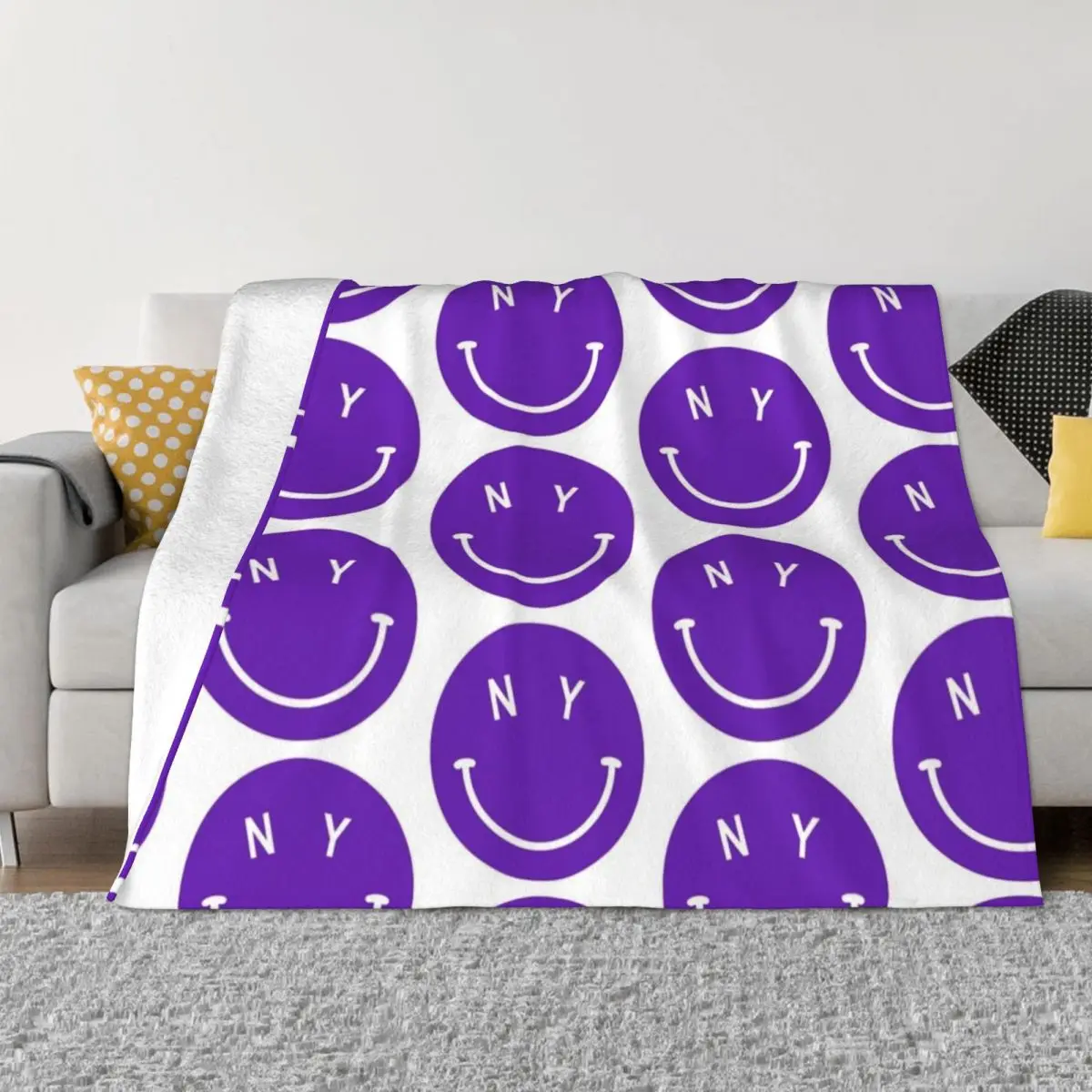 Nyu Happy Throw Coperta Moda Divani Divano Letto Biancheria Da Letto Per Coperte Per Bambini