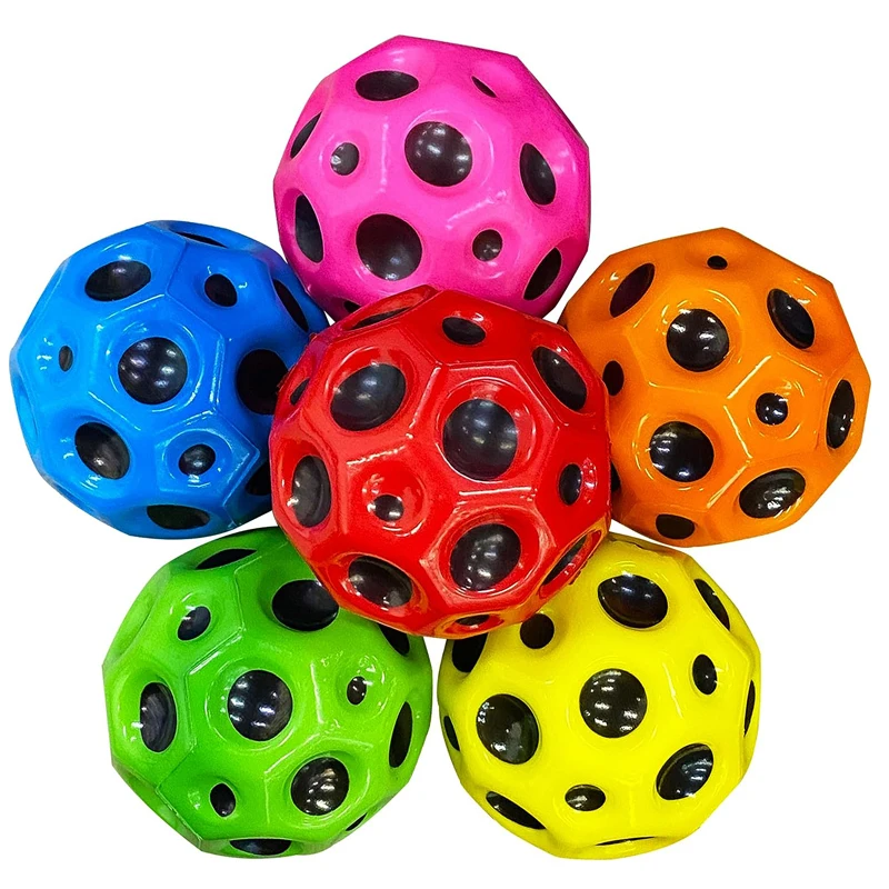 3Pcs Extreme High Bouncing Ball Space Ball Children Toys Balle Rebondissante Enfant Kinderspielzeug Pelotas Saltarinas Niños