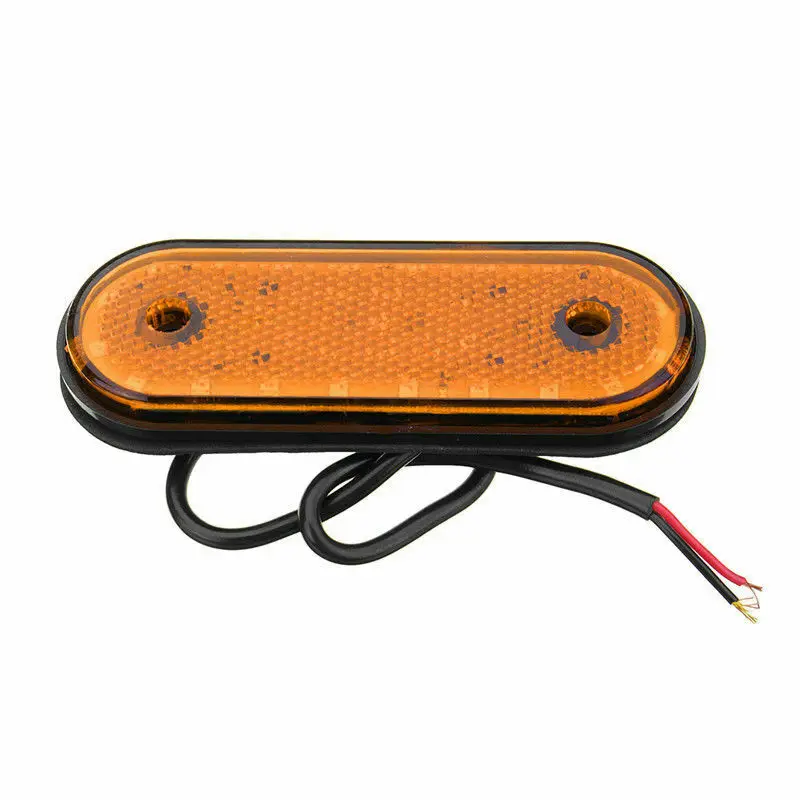 4x Incasso Per LED Ambra Arancio Indicatore Laterale Lampade Luci Kelsa