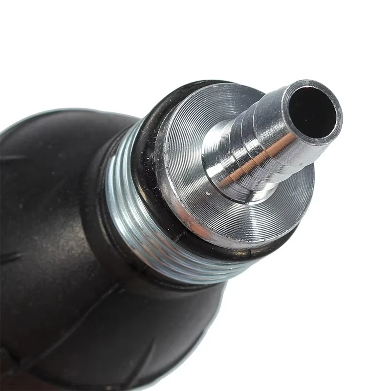 Universal Hand Fuel Pump Line - Rubber Aluminum Primer Bulb for Diesel and Oil Transfer