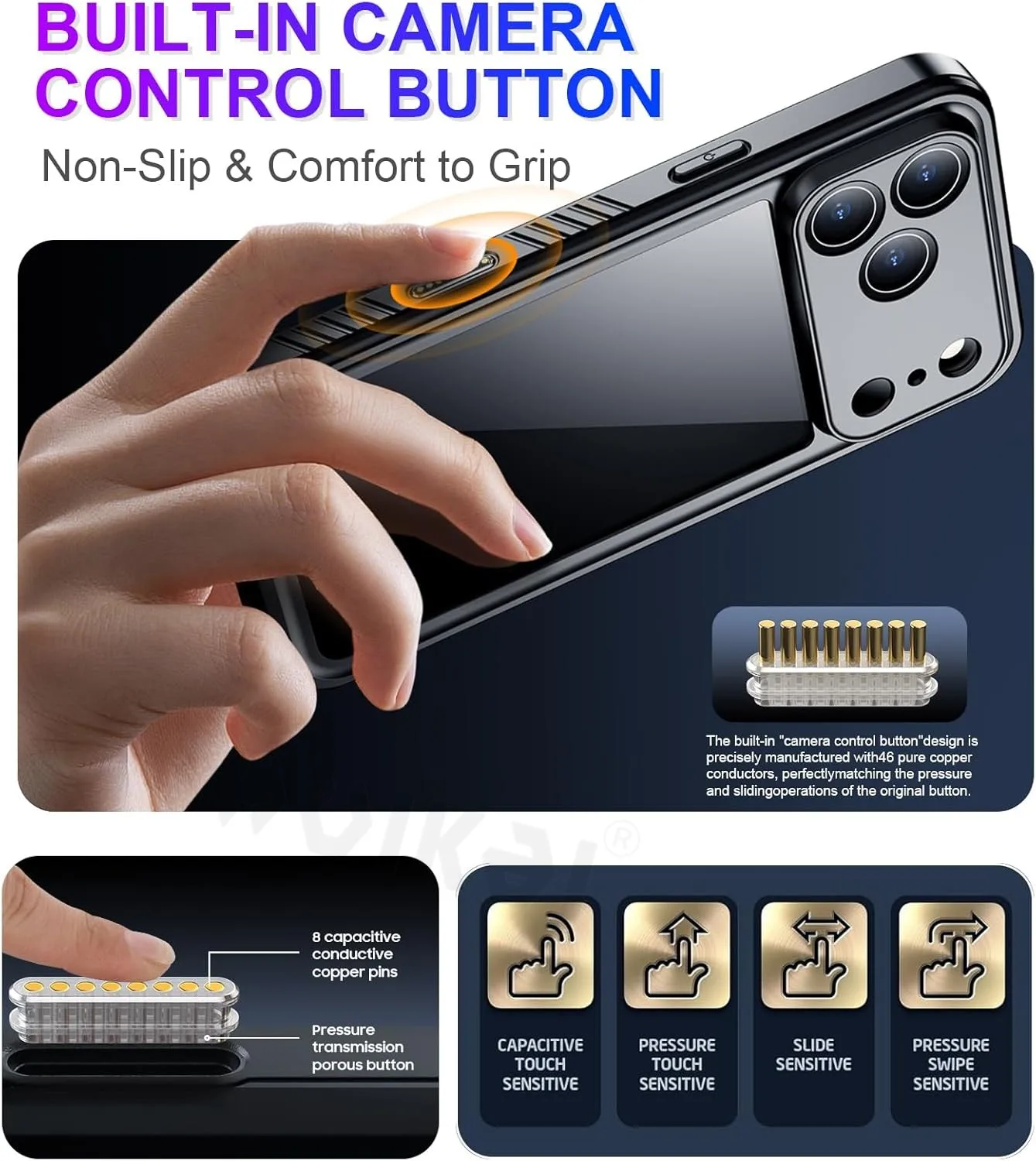 Waterproof Drop-Proof Full Body Protective Case with Heavy-Duty Design