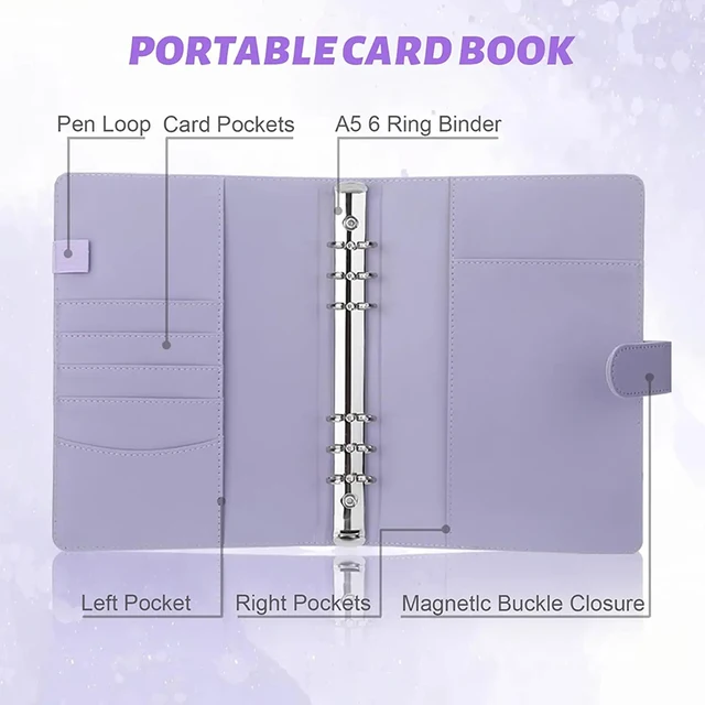 25 pièces Page (4 grilles) carte Photo A5-Binder Kpop Albums photos cartes idole feuilles mobiles recueillir livre classeur porte-carte Photo 2