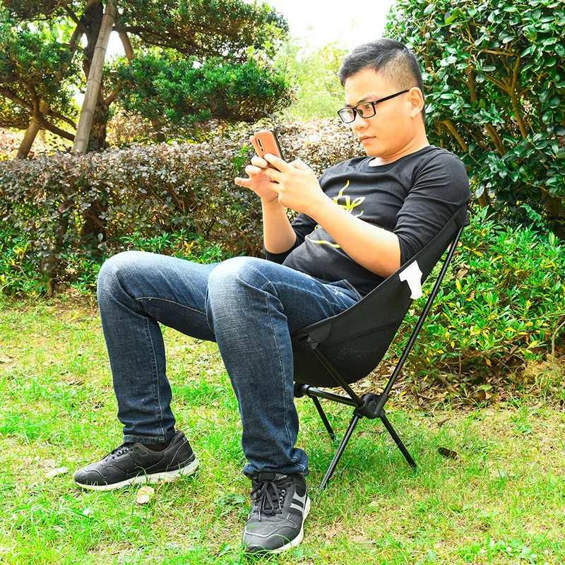 

Outdoor Fishing Chair Ultralight Folding Camping Chair Superhard High Load Portable Beach Hiking Picnic Seat Fishing Tools Chair