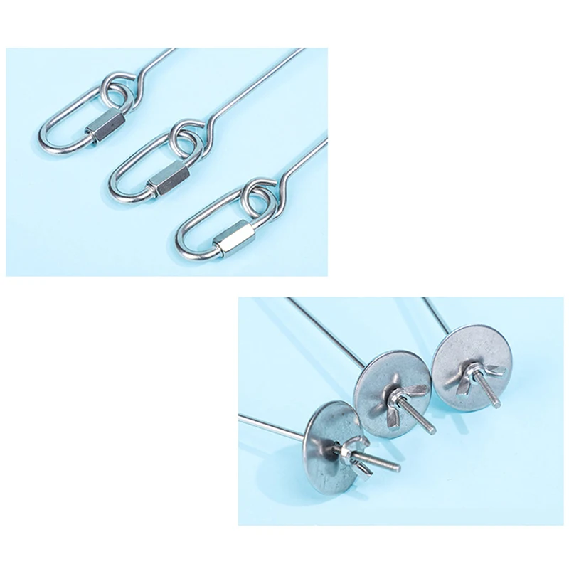 Parrot Feeder Stainless Steel Fruit Fork Corn Apple Fork Toy Bird Cage Supplies Insert Feeder Pet Parrot Accessories