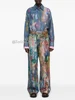 REDDACHiC Street Style Graffiti Jeans Men Distressed Rainbow Random Painting Pattern Straight Wide Leg Pants Hiphop Y2k Trousers 6