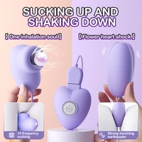 Magisches Saugen, vibrierendes Ei-Massagegerät, 10-Modus, Klitoris-Nippelsauger, Stimulator, Klitoris-G-Punkt, privater Vibrator, Sexspielzeug für Frauen 5