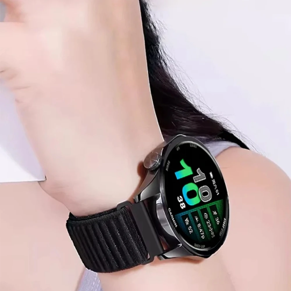 Wave Nylon Loop Strap, Adjustable Size, Durable Replacement Wristband