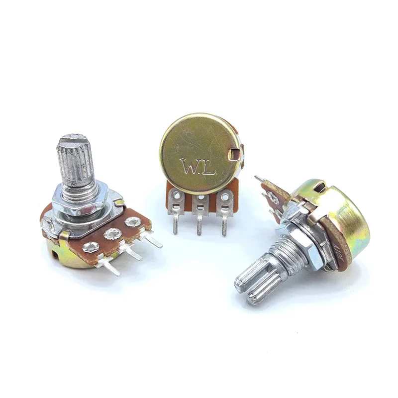 Rotary Potentiometer and Adjustable Resistor 5pcs