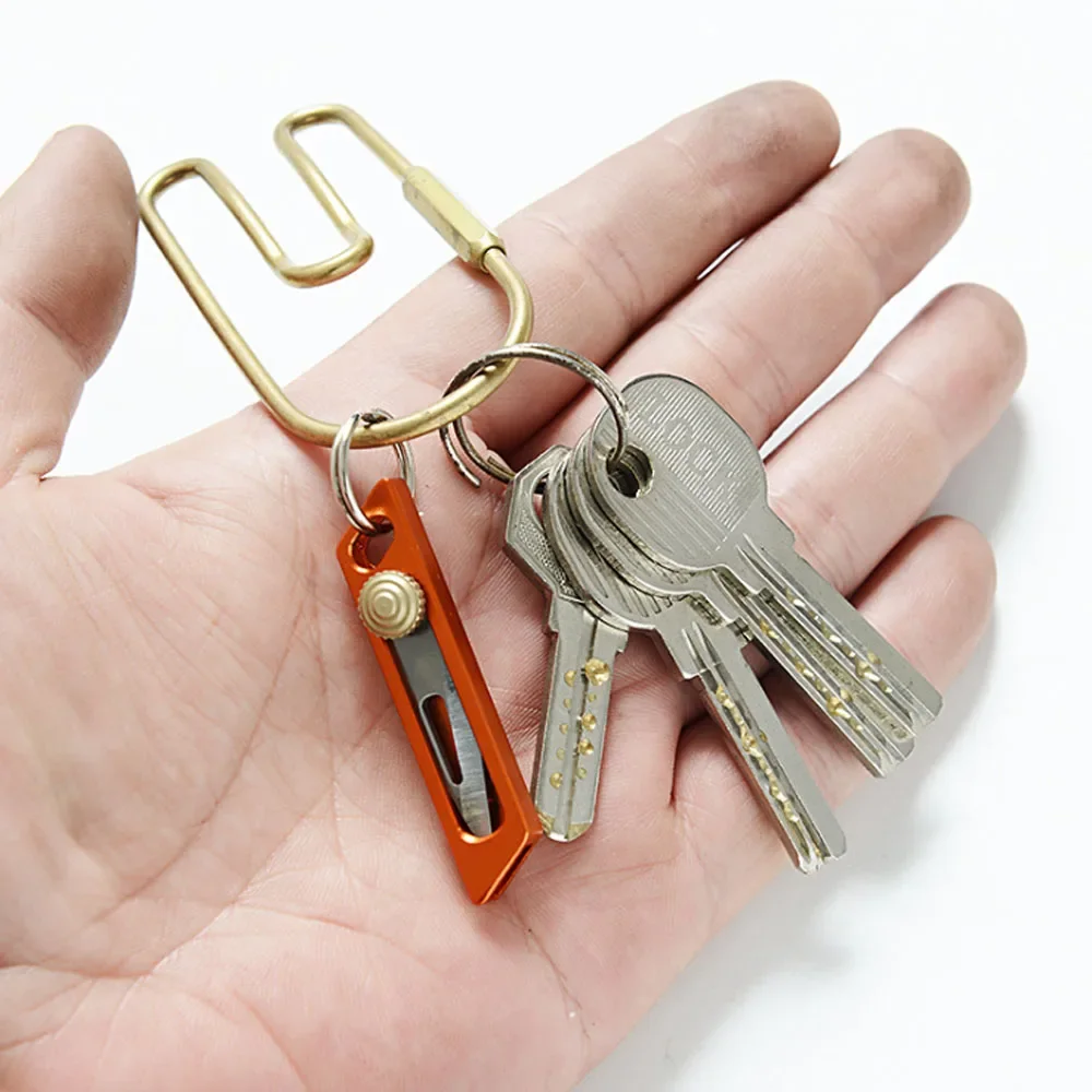 Alloy Mini Portable Pocket Knife Box Cutter Cute Keychain Utility Knife Useful Stationery EDC Tools Fixed Blade Knives utility knife,box cutter,cutting knife