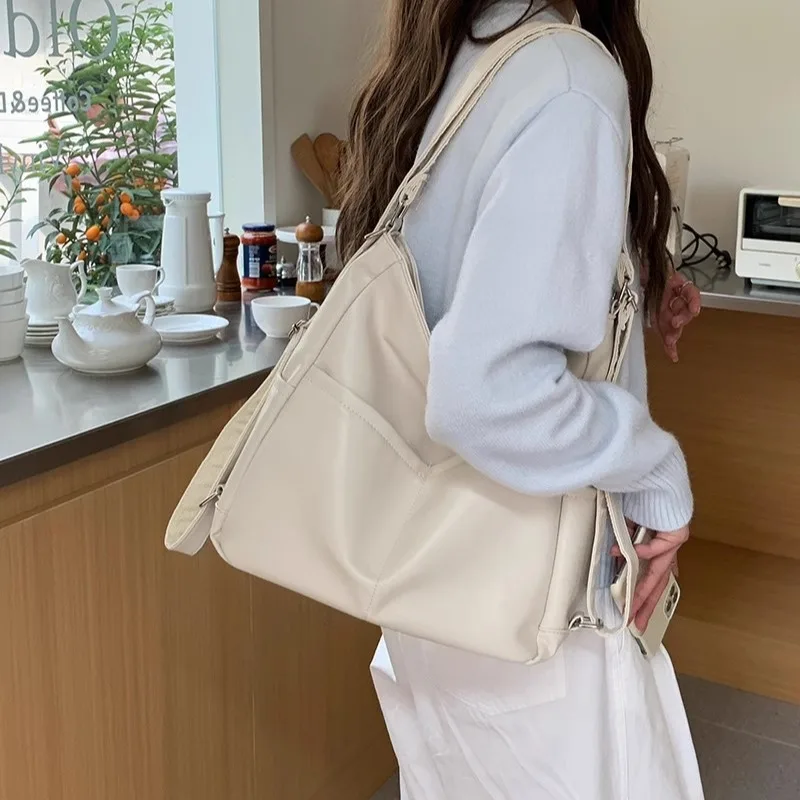 Women's Large Capacity Handbag 3-way Convertible Shoulder Bag Spring New Commuter Backpack