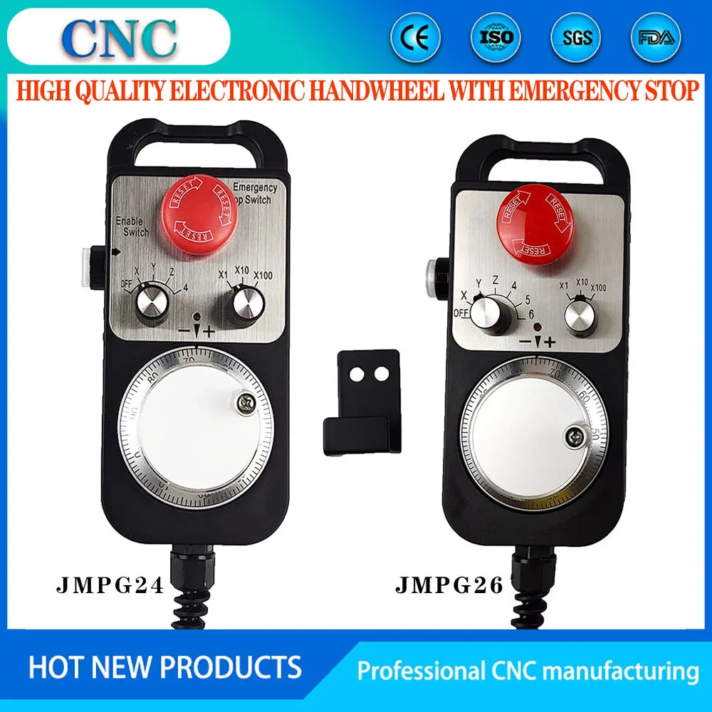 Standard 5V Mpg 4-Axis 5-Assi 6 Assi Cnc Volantino Elettronico Mach3 Motion Sistema Di Controllo, Arresto Di Emergenza Volantino Elettronico