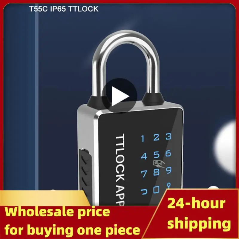 

Graffiti Padlock Sliding Door Intelligent Lock Fingerprint Password Card Electronic Lock Anti-theft Securit Padlock For Door