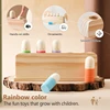 Baby Toys  Wooden Little Man Toy  Color Recognition Toy  Wooden Little Jumping Toy  Hand And Foot Coordination Toy Baby Gifts 5