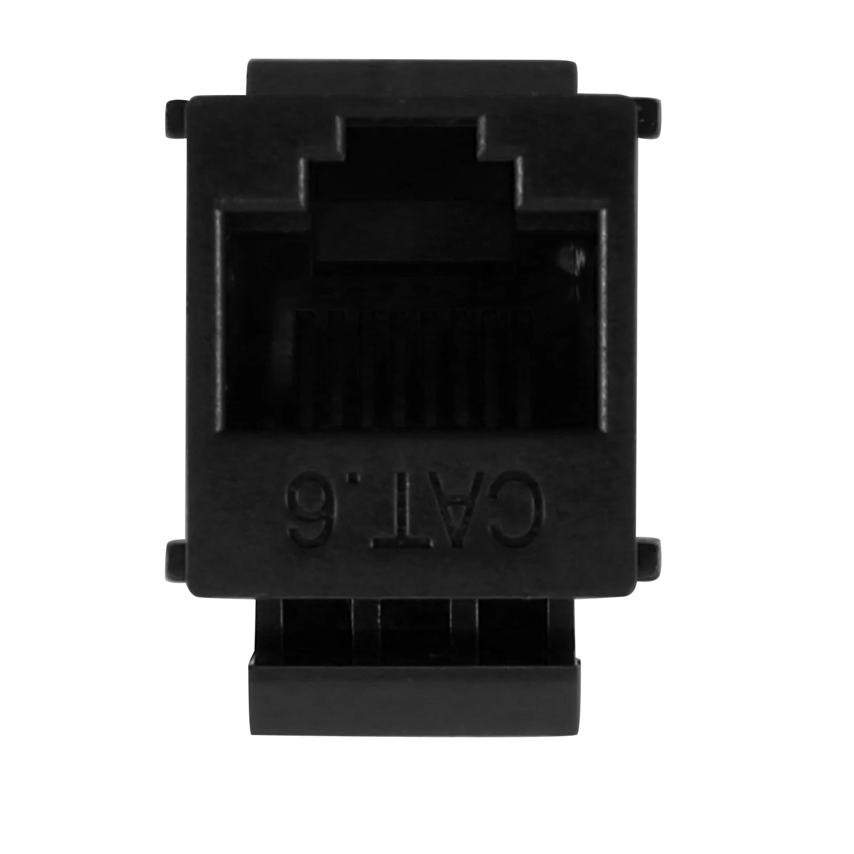 RJ45 Connector Keystone Jack Cat6 Extension Coupler Ethernet Network LAN Cat 6 Coupler Jacks Extend Adapter 10Pcs Black rj45 connector