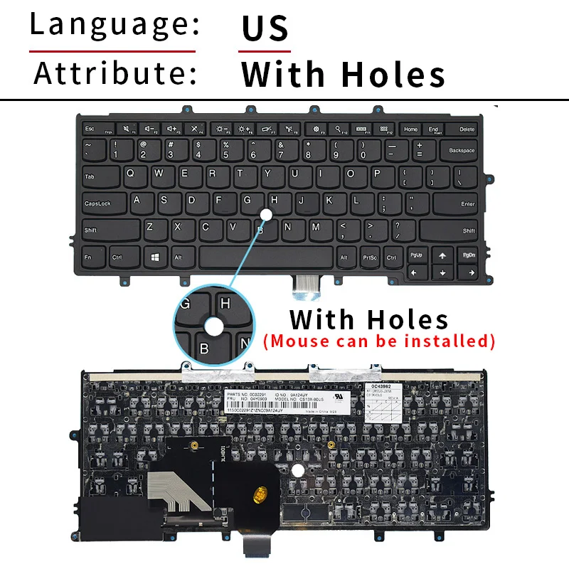 X230S, X240, X240S, X250, X250S, X260, X270, 04X0213, 04X0177, 04Y0914