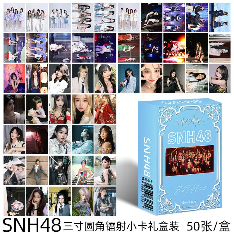 SNH48 Chinese star Photobook Set Laser Cards Card film Card book as Gift for Friend