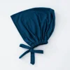 82 couleurs cravate dos sous-embouts mode femmes intérieur Hijab casquette musulmane Bonnet plaine islamique coton Spandex Jersey DEW sous-écharpe