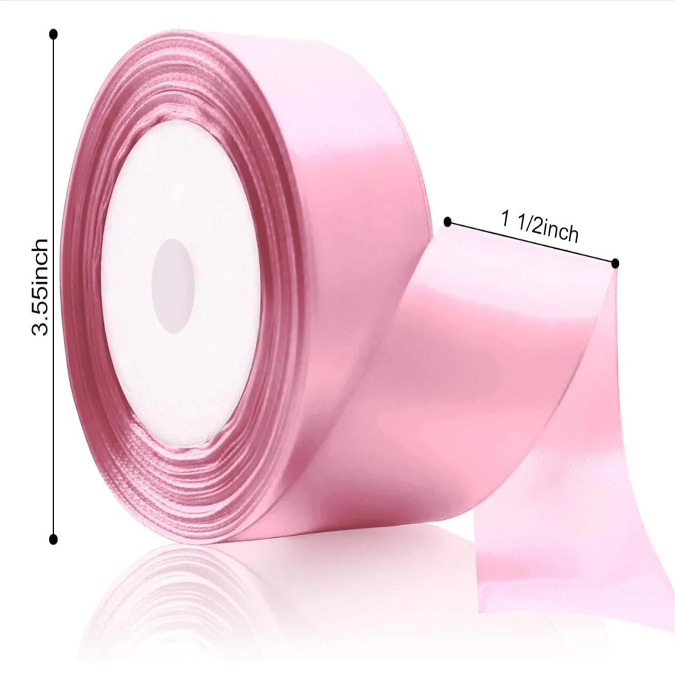 Vibrant Multi-Color Satin Ribbon Collection - 25 Yards
