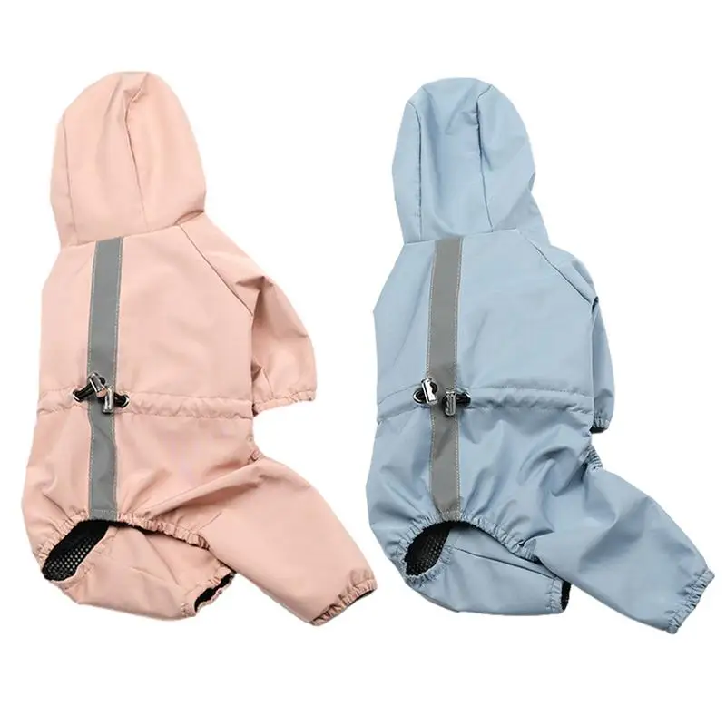 

Dog Raincoat With Hood Waterproof Dog Rain Jacket Hardshell Grade Fabrics Dog Rain Clothes For Dogs dog clothes accessories