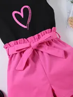 مجموعة طباعة الحب للفتيات ، أزياء الصيف 5