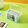 1PCS Card Holder Transparent Idol Kpop Albumes Photo Storage Photocards Small Card Collection Organizer Box Case Container 5