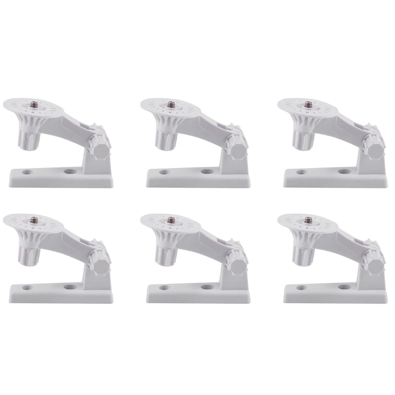 

6X Wall Mount Bracket Cam Holder 180 Degree Adjustable For Cloud Camera 291 Series Wifi Home Security Camara(White)