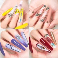 Verhéritage à Ongles Gel Blanc Semi-Permanent, Colle pour Documents UV, Paillettes LED, Couche de Base Supérieure, 250g 6